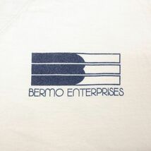 L/古着 チャンピオン champion 半袖 ベースボール シャツ メンズ 00s BERMO コットン 生成り 24may10 中古 トップス_画像3