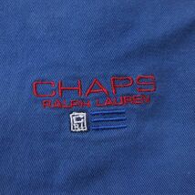 W37/古着 ラルフローレン チャップス ブランド ショート パンツ ショーツ メンズ 90s ワンポイントロゴ コットン 青 ブルー 24may10 中古_画像3