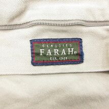 W39/古着 FARAH ショート パンツ ショーツ メンズ 大きいサイズ コットン ベージュ カーキ 24may13 中古 ボトムス 短パン ショーパン ハー_画像4