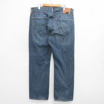 W34/古着 リーバイス Levis 559 ジーンズ メンズ ヒゲ コットン 紺 ネイビー デニム 24may13 中古 ボトムス ジーパン Gパン ロング パンツ_画像3