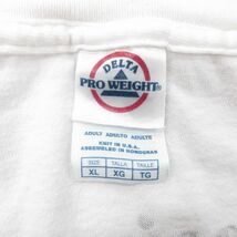 XL/古着 半袖 ビンテージ Tシャツ メンズ 00s 野球ボール 大きいサイズ コットン クルーネック 白 ホワイト 24may13 中古_画像5