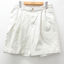 W34/古着 オールドネイビー OLD NAVY ショート チノ パンツ ショーツ チノパン メンズ コットン 薄ベージュ カーキ 24may13 中古 ボトムス_画像1