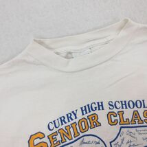 XL/古着 半袖 ビンテージ Tシャツ メンズ 90s CLASS コットン クルーネック 白 ホワイト 24may13 中古_画像7