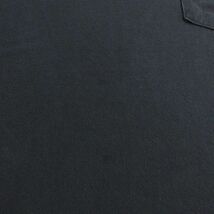 XL/古着 ディッキーズ Dickies 長袖 Tシャツ メンズ 胸ポケット付き 大きいサイズ コットン クルーネック 黒 ブラック 24may14 中古_画像4