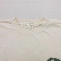 L/古着 半袖 ビンテージ Tシャツ メンズ 90s SENIOR 大きいサイズ コットン クルーネック 白 ホワイト 24may14 中古_画像6