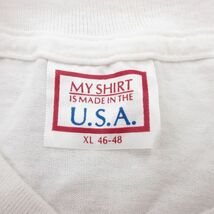 XL/古着 半袖 ビンテージ Tシャツ メンズ 80s Smile 企業広告 クルーネック 白 ホワイト 24may14 中古_画像5