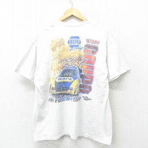 XL/古着 半袖 ビンテージ Tシャツ メンズ 00s ロンキャップス 大きいサイズ クルーネック 白 ホワイト 24may14 中古