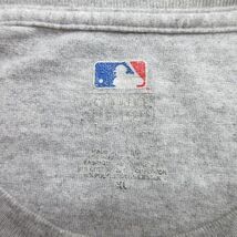 XL/古着 半袖 ビンテージ Tシャツ メンズ 00s MLB アリゾナダイヤモンドバックス 大きいサイズ クルーネック グレー 霜降り メジャーリーグ_画像4