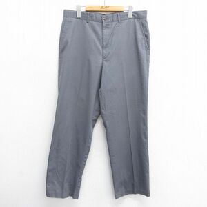 W36/古着 パンツ メンズ 90s 薄グレー 24may28 中古 ボトムス ロング