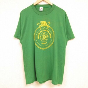 XL/古着 ジャージーズ 半袖 ビンテージ Tシャツ メンズ 80s シカゴ クルーネック 緑 グリーン 24may30 中古