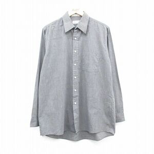 XL/古着 バンヒューセン 長袖 シャツ メンズ グレー系 霜降り 24may30 中古 トップス