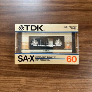 【未開封】　TDK SA-X 60 F ハイポジション　カセットテープ