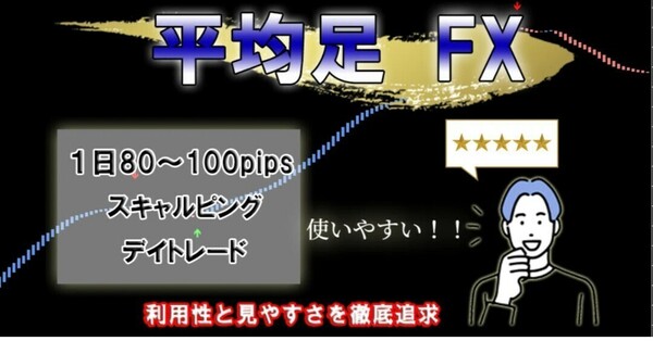 平均足FXのスキャルデイトレトレード手法 プロトレーダーが愛用する仕様・高性能サインツール