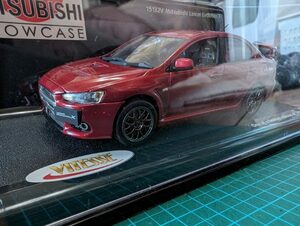 絶版!! VITTESE 1/43 ミツビシ・ランサー・エボリューションⅩ　（赤）