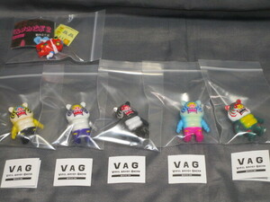 *VAG SERIES 30* Mini b Tiger *b Tiger * art Jean key *meti com toy * all 5 kind set * extra attaching *