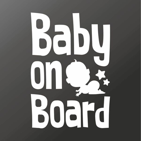 ベビーインカー ステッカー ★ 赤ちゃん乗ってます ★ Baby on Board ハンドメイド