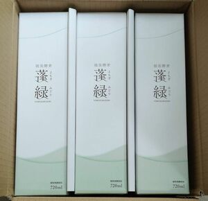 越後酵素 蓬緑　720ml　3本