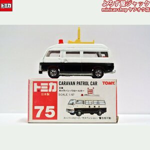 トミカ 75 ニッサン キャラバン パトロールカー