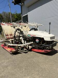 実働　歩行Rice Planter Yanmar AP400 4条Rice Planter　ニューすこやか　yanmar 引き取り限定