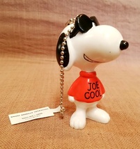 未使用 UFJ ユニバーサルスタジオジャパン SNOOPY スヌーピー フィギュア マスコット キーホルダー ジョークール JOE COOL 定形外送料220円_画像1