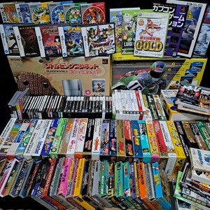 { used ( new goods unopened . number point entering )* game soft large amount 120ps.@ and more set! ( junk treatment ) almost Dub . none } PS GB SFC DS wii FC PCE other 