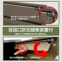 宅配ボックス ポスト 宅配BOX 戸建て用 完成品 宅配便ボックス置き配0820_画像3