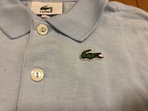 新品、本物、LACOSTE【ラコステ】の長袖ポロシャツ★2480円即決★サイズ100、ジュニア用、子供用_画像3