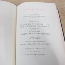 ▲01)【同梱不可】プレイヤード叢書/モンテーニュ/フランス語/洋書/Montaigne Oeuvres completes/ガリマール/A_画像5