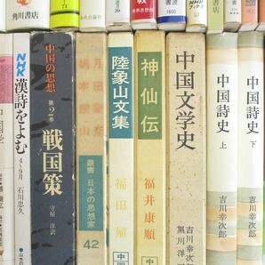 ■01)【同梱不可・1円〜】中国古典文学・思想など関連本 まとめ売り約35冊大量セット/文芸/漢文/漢詩/故事成語/論語/中国詩/孔子/Aの画像5