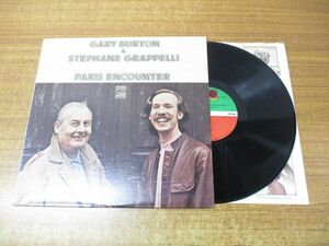 ▲01)【同梱不可】Gary Burton & Stephane Grappelli/Paris Encounter/パリのめぐり逢い/SD 1597/LPレコード/USA盤/米盤/ジャズ/A