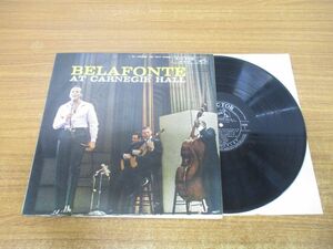 ▲01)【同梱不可】Harry Belafonte/Belafonte At Carnegie Hall, Vol.1/ハリー・ベラフォンテ/LPレコード/国内盤/ポップス/RA-5107/A