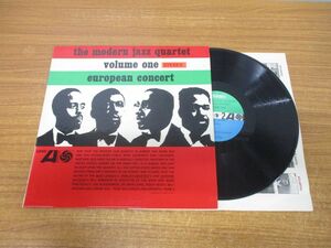 ▲01)【同梱不可】The Modern Jazz Quartet/European Concert/Volume One/モダンジャズカルテット/LPレコード/US盤/米盤/Atlantic 1385/A
