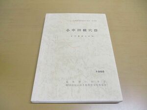 ●01)【同梱不可】小申田横穴群/古代墓跡の研究/いわき市埋蔵文化財調査報告20/福島県いわき市/いわき市教育委員会/昭和63年/A