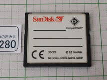◆カメラ2280◆ コンパクトフラッシュ（CFカード）512MB SanDisk サンディスク Used ～iiitomo～_画像3