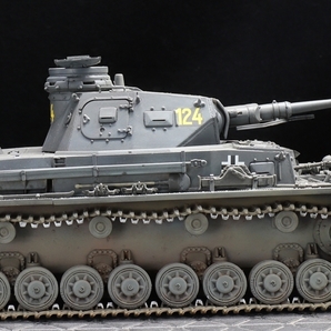 1/35 ドイツ軍 Ⅳ号戦車D型124号車 5cm60口径39式戦車砲（1941年試作車輛） 制作完成品の画像8