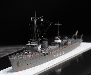 1/700 日本海軍敷設艇 平島 制作完成品 （ネームプレート・プラケース付き）ケースサイズ長さ210ｍｍ×幅70ｍｍ×高さ80ｍｍ