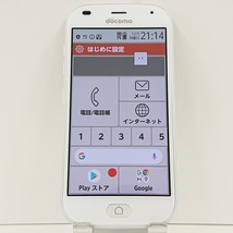 らくらくスマートフォン F-42A docomo ホワイト 送料無料 即決 本体 c04271_画像2