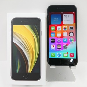 iPhoneSE 第2世代 64GB au ブラック 送料無料 即決 本体 c04424