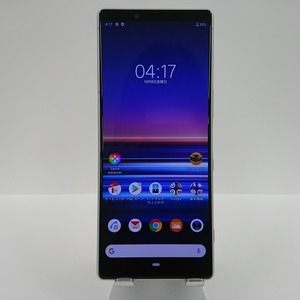 Xperia 1 SOV40 au ホワイト 送料無料 即決 本体 c04312