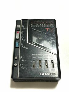 SHARP ポータブルカセットプレーヤー　JC-R7 ジャンク品