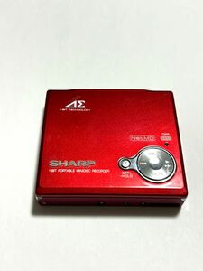 SHARP ポータブルMDプレーヤー　IM-DR80-R ジャンク品
