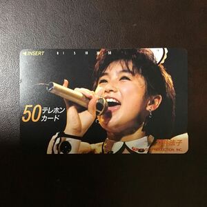 ◎☆酒井法子☆テレカ☆未使用☆５０度数☆（F)I3