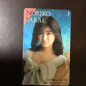 ** Sakai Noriko * телефонная карточка * не использовался *50 частотность *(F)I6