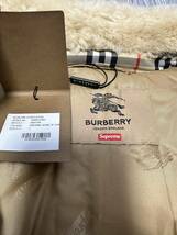 Supreme / Burberry Shearling Collar Down Puffer Jacket Beige　L_画像5