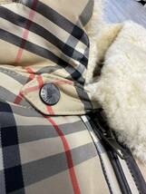 Supreme / Burberry Shearling Collar Down Puffer Jacket Beige　L_画像9