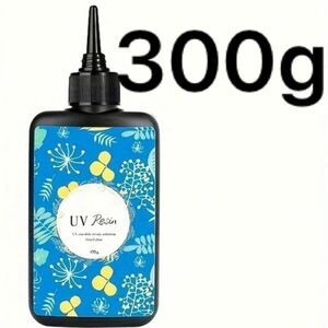 UVレジン液 1本100g×3 300gハードタイプ 大容量 透明UVレジン液 低中粘度 クリア 高透明