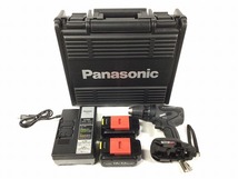 ☆極美品 コメント必読☆ Panasonic パナソニック 18V 充電ドリルドライバー EZ74A3LJ2G-B バッテリー2個(18V5.0Ah)付き 充電器付き 90448_画像3