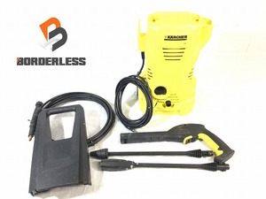 ☆中古品☆KARCHER ケルヒャー K2 CAR 100V 50Hz/60Hz 1.602-226.0 家庭用 高圧洗浄機 本体 付属品 電動工具 洗車 90476