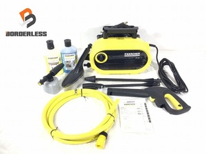 ☆中古美品☆KARCHER ケルヒャー 家庭用高圧洗浄機 JTK38 ハウスクリーニング 洗車 中古洗剤付き 91020