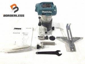 ☆中古動作品☆makita マキタ 18V 充電式トリマー RT50D 本体のみ コードレス ルーター 木材加工 穴あけ トリミング 87829